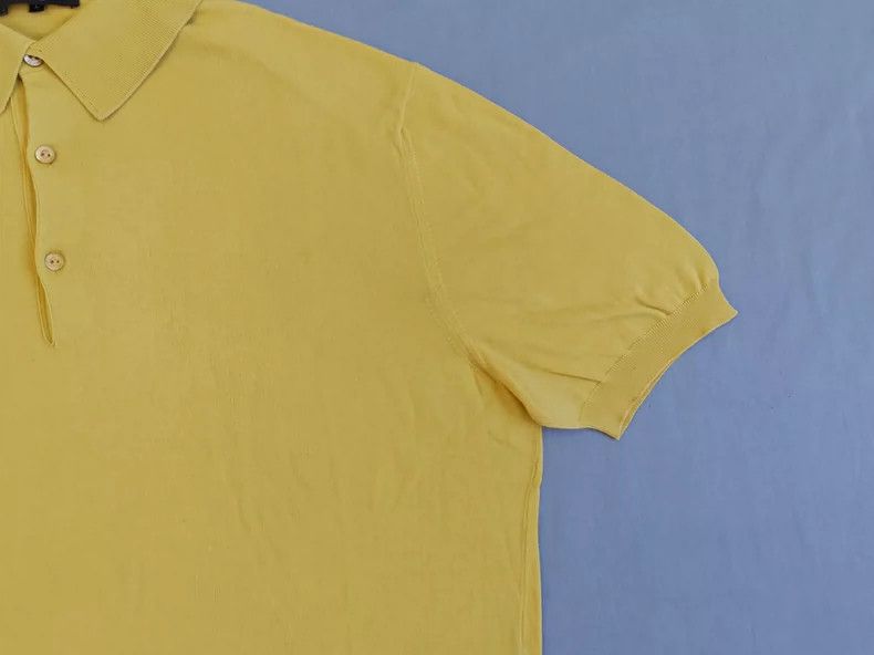 Ermenegildo Zegna Loro Piana Short Sleeve Knit Polo Size US L / EU 52-54 / 3 - 5 Thumbnail