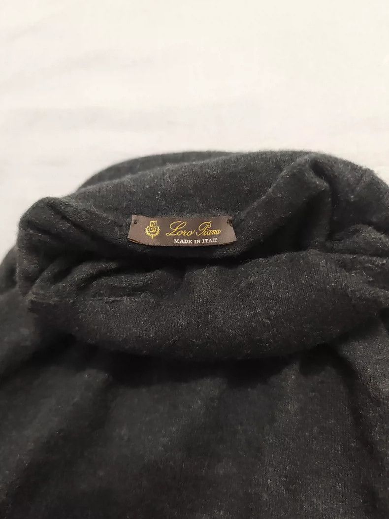 Ermenegildo Zegna Loro Piana High Neck Cashmere Sweater Size US L / EU 52-54 / 3 - 3 Thumbnail