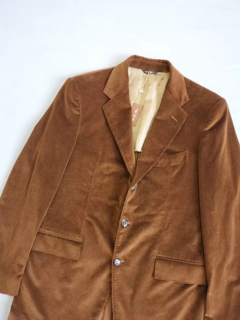 Loro Piana Loro Piana Corduroy Blazer Jacket Size US L / EU 52-54 / 3 - 5 Thumbnail