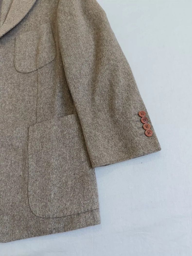 Ermenegildo Zegna Loro Piana Oatmeal Cashmere Blazer Jacket Size US M / EU 48-50 / 2 - 9 Thumbnail