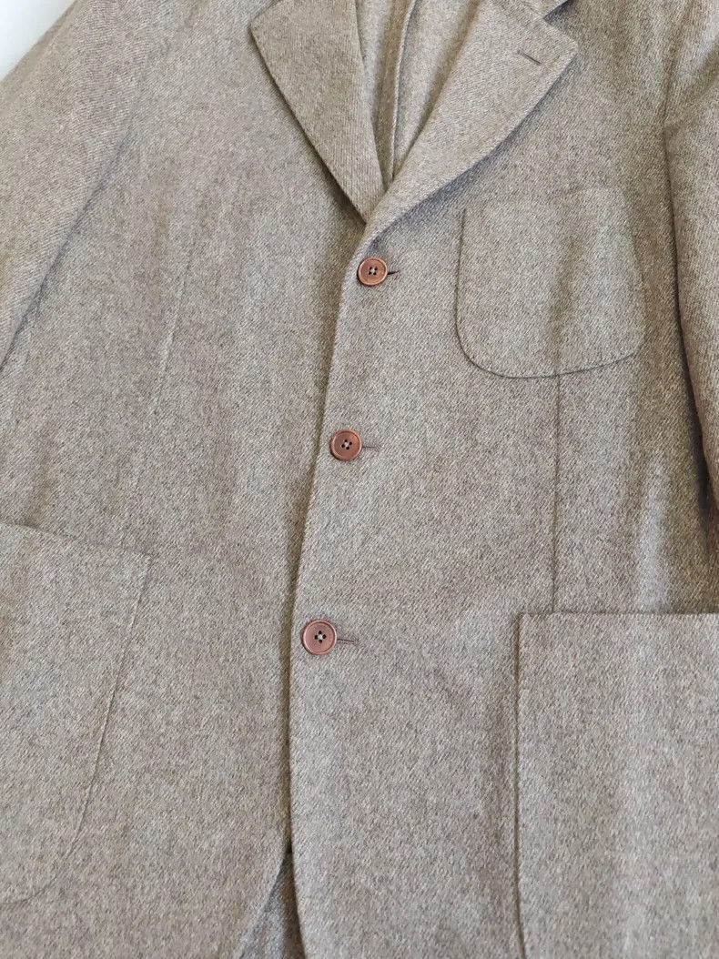 Ermenegildo Zegna Loro Piana Oatmeal Cashmere Blazer Jacket Size US M / EU 48-50 / 2 - 8 Thumbnail