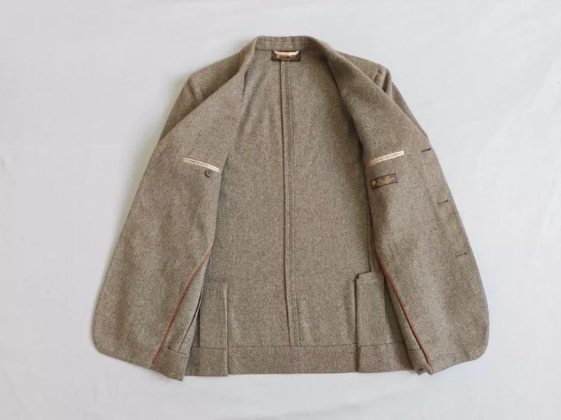 Ermenegildo Zegna Loro Piana Oatmeal Cashmere Blazer Jacket Size US M / EU 48-50 / 2 - 3 Thumbnail