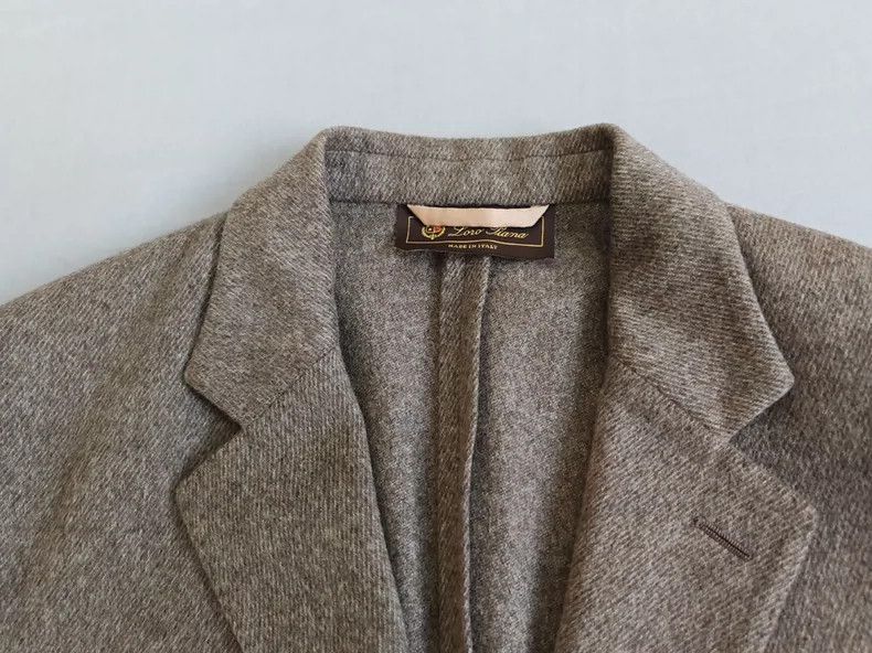 Ermenegildo Zegna Loro Piana Oatmeal Cashmere Blazer Jacket Size US M / EU 48-50 / 2 - 6 Thumbnail