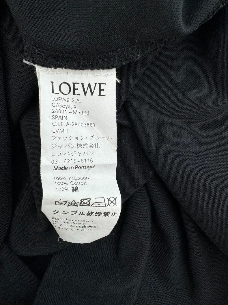 Loewe LOEWE Black Pigeon Print Short Sleeve Tee Size US M / EU 48-50 / 2 - 6 Thumbnail