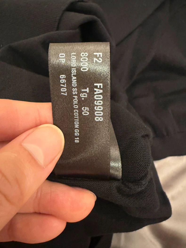Loro Piana Loro Piana Black Silk Yarn Polo Shirt Size US L / EU 52-54 / 3 - 5 Thumbnail