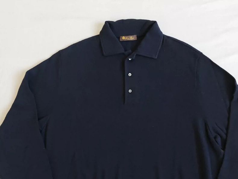 Loro Piana Loro Piana Cashmere Polo Knit Sweater Size US XXL / EU 58 / 5 - 2 Thumbnail