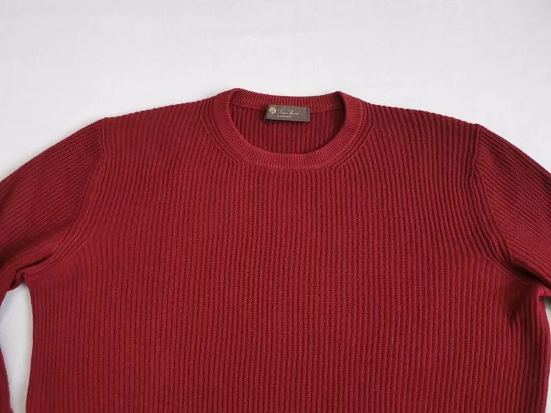 Loro Piana Loro Piana Burgundy Cashmere Sweater Size US M / EU 48-50 / 2 - 3 Thumbnail
