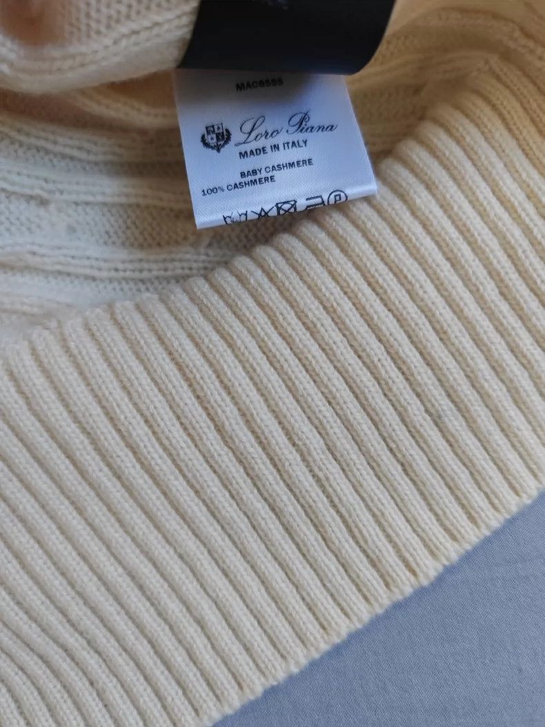 Loro Piana Loro Piana Baby Cashmere Cable Knit Cardigan Size US L / EU 52-54 / 3 - 6 Thumbnail