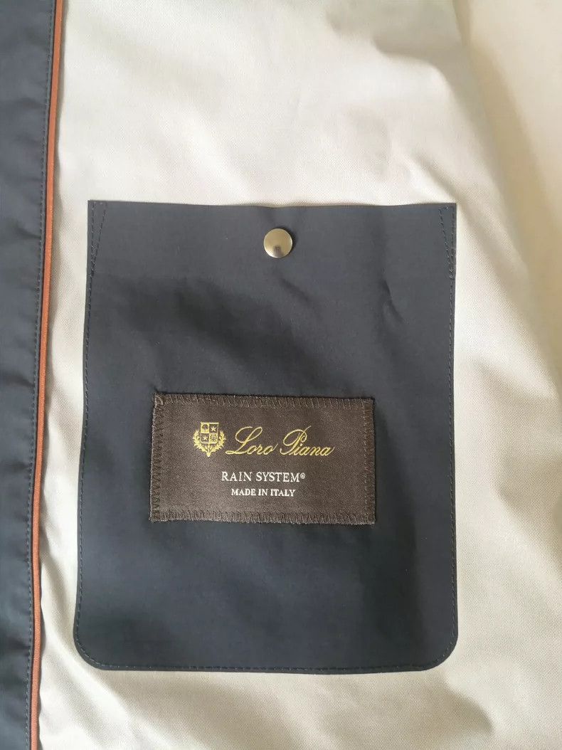 Loro Piana Loro Piana Rain System Waterproof Jacket Size US XL / EU 56 / 4 - 5 Thumbnail
