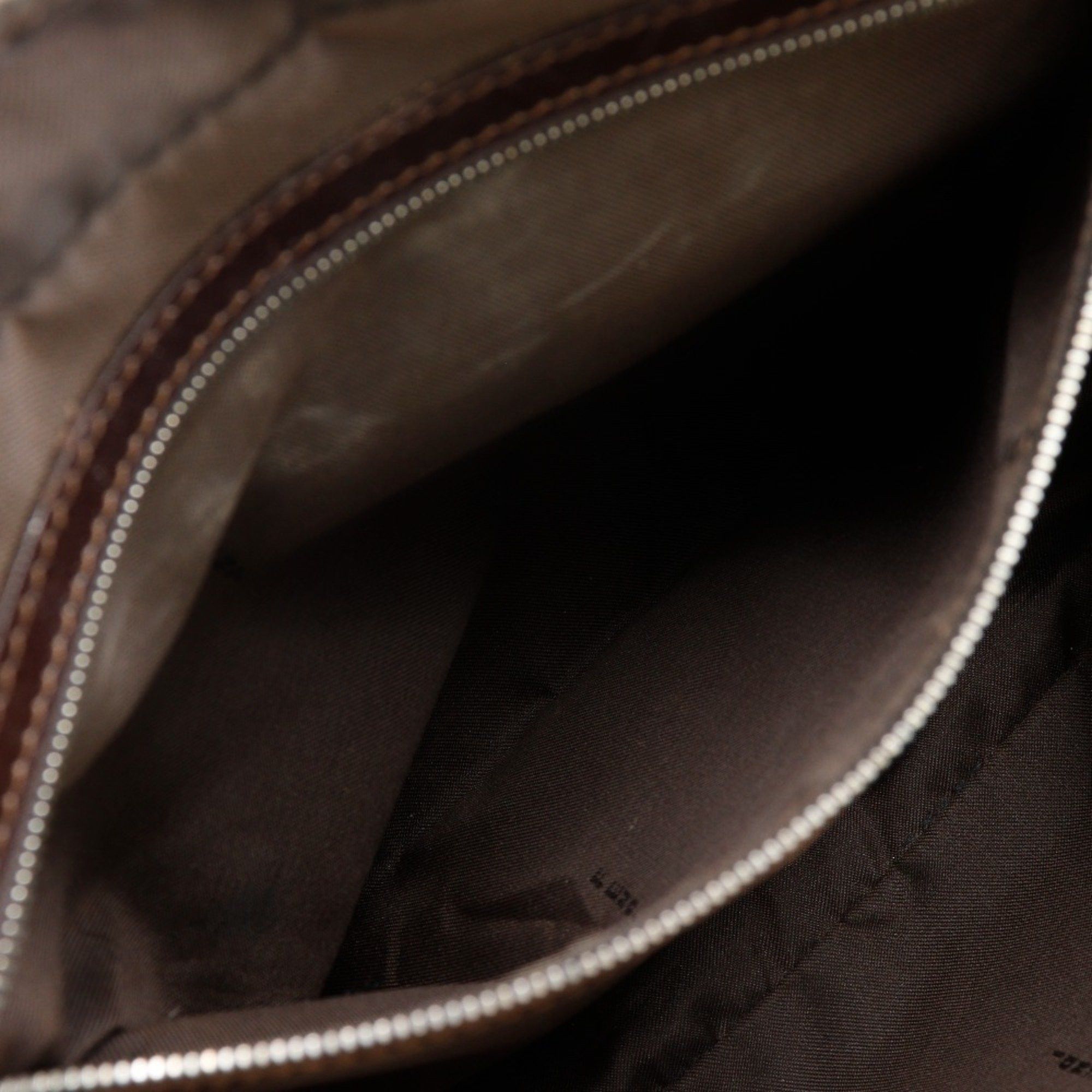 Fendi FENDI Zucca handbag in nylon canvas, brown, A5 size, for women Size ONE SIZE - 7 Thumbnail