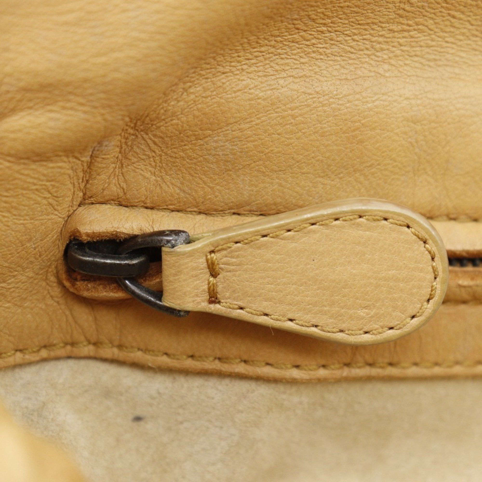 Bottega Veneta Bottega Veneta Intrecciato Shoulder Bag 145555 V0016, Beige Calfskin, Women's Size ONE SIZE - 17 Thumbnail