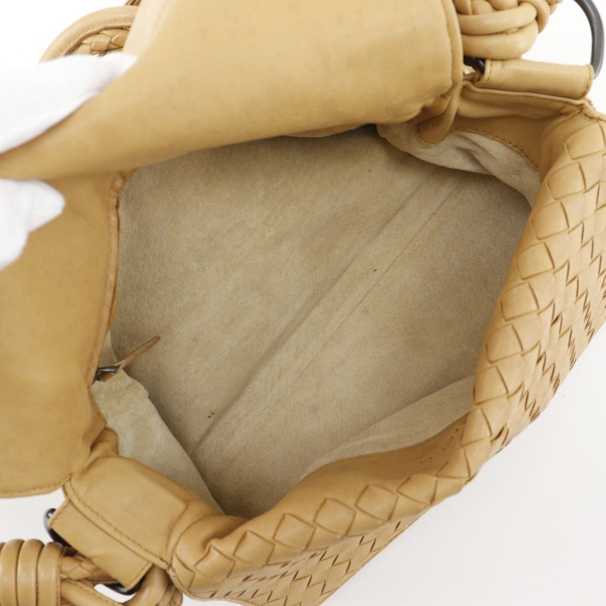 Bottega Veneta Bottega Veneta Intrecciato Shoulder Bag 145555 V0016, Beige Calfskin, Women's Size ONE SIZE - 5 Thumbnail
