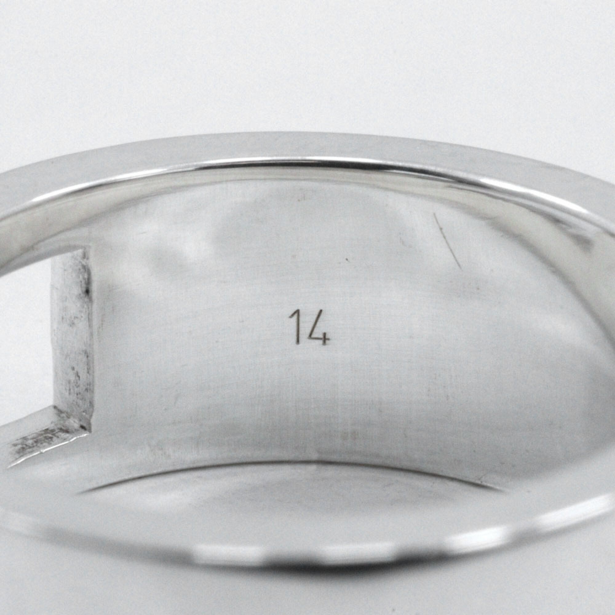 Gucci Gucci Branded G Ring, Size 13, 925 Sterling Silver, Approx. 7.9g, Women's, I213023109 Size ONE SIZE - 8 Thumbnail