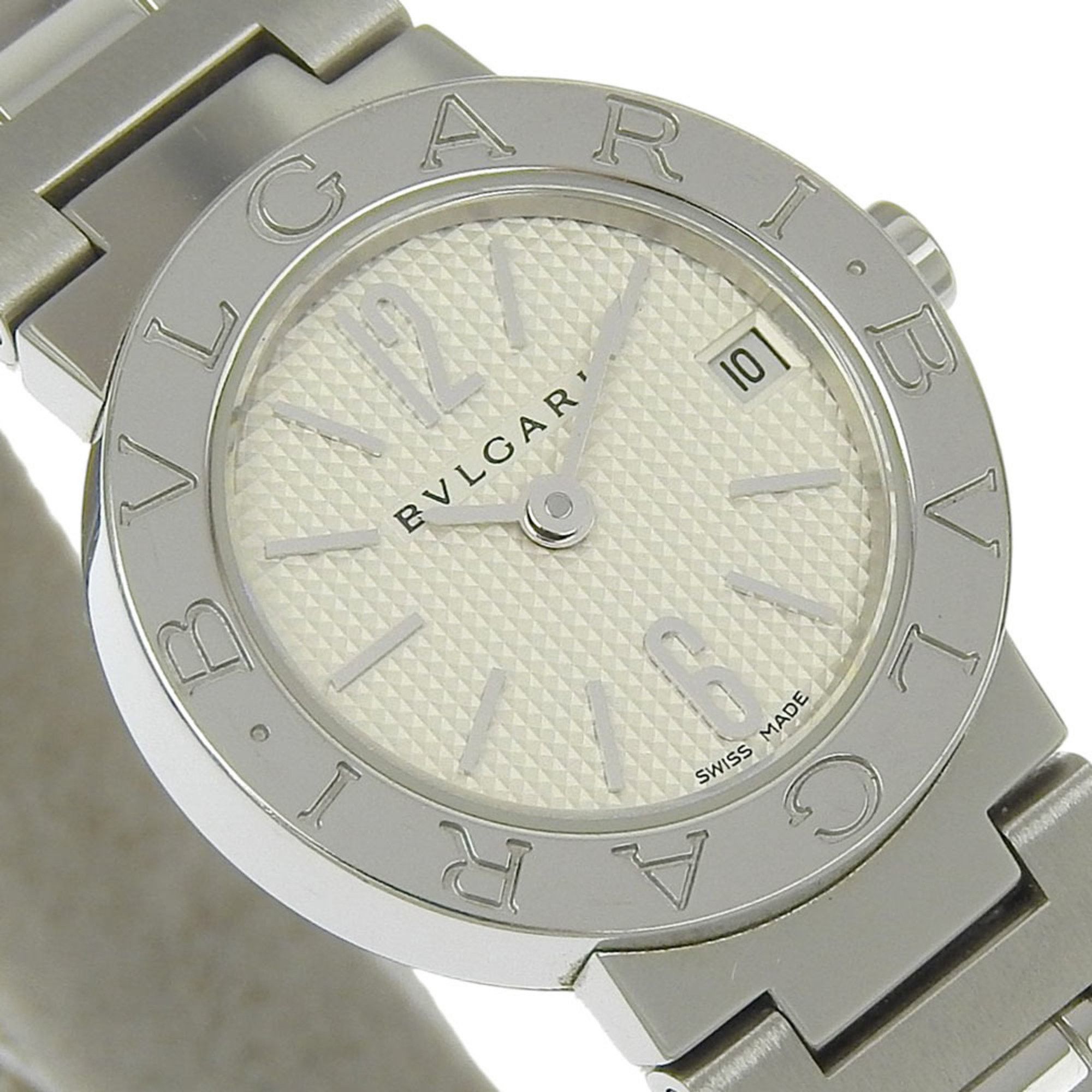 Bvlgari Bvlgari Watch BB23SS Stainless Steel Quartz Analog Display White Dial Women's Size ONE SIZE - 3 Thumbnail
