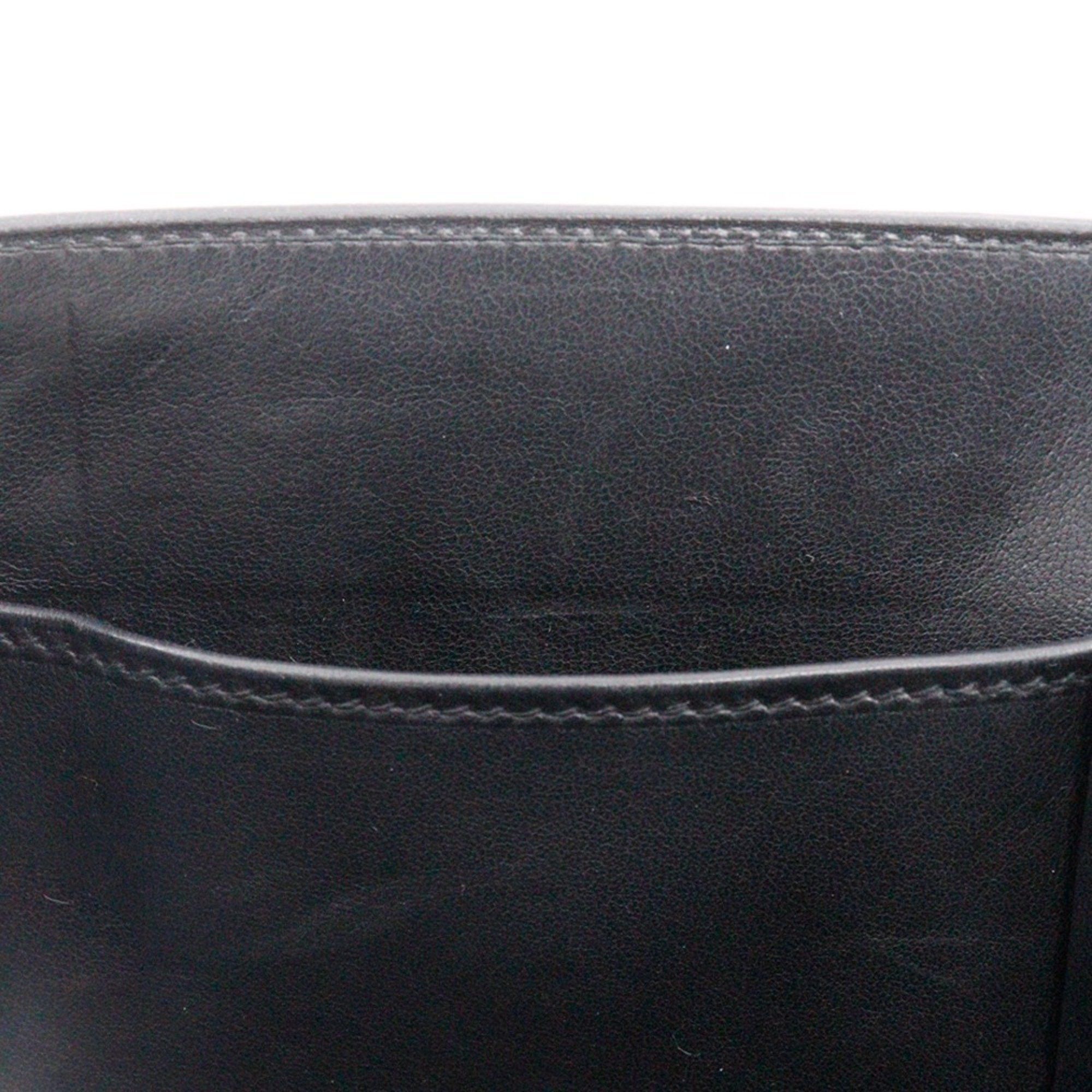 Hermes Hermes Hermès Piano 25 Handbag, Box Calf Leather, 1987, Black, A5 Flap, Women's Size ONE SIZE - 10 Thumbnail