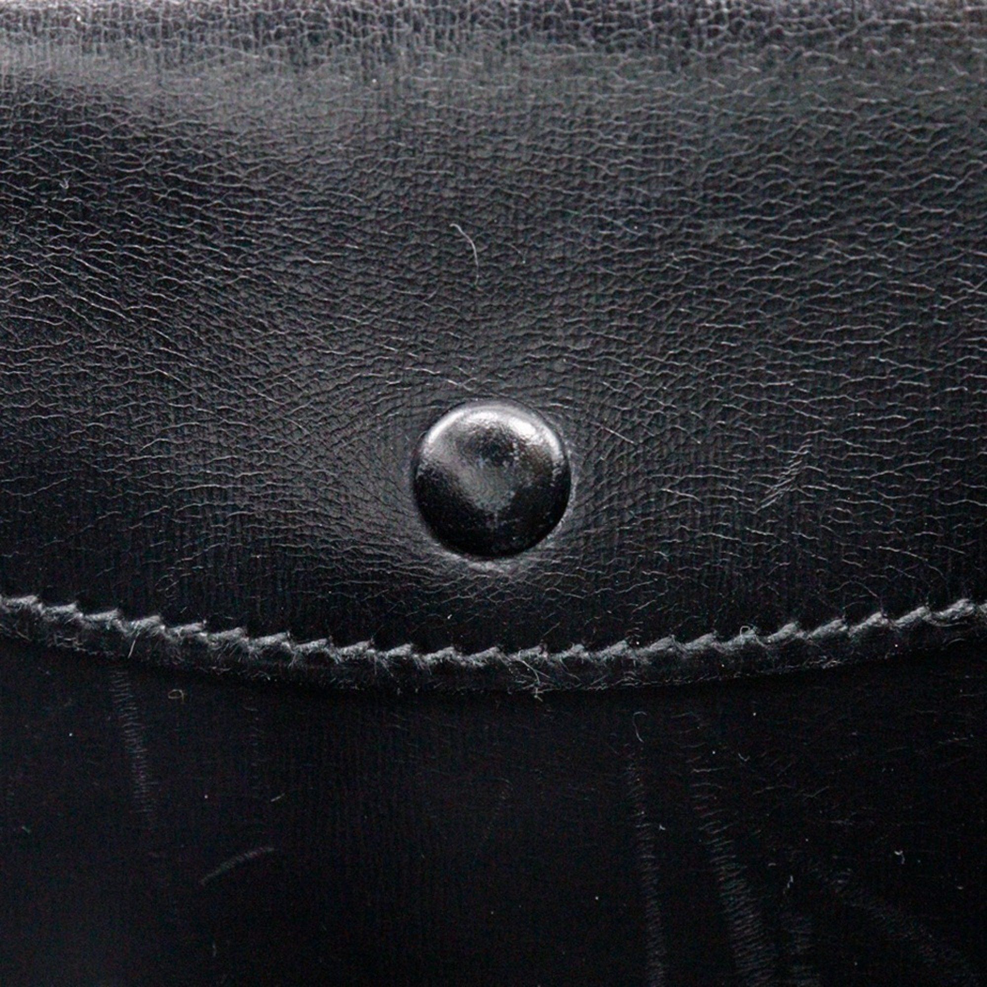 Hermes Hermes Hermès Piano 25 Handbag, Box Calf Leather, 1987, Black, A5 Flap, Women's Size ONE SIZE - 12 Thumbnail