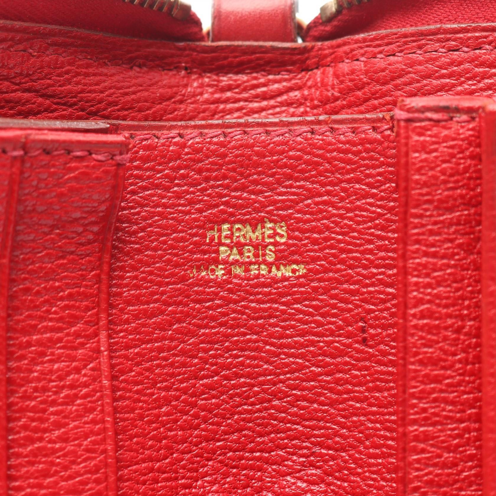 Hermes Hermes Hermes Charlie Box Calf Long Wallet Leather Long Wallet Stamp C (1999) Size ONE SIZE - 5 Thumbnail
