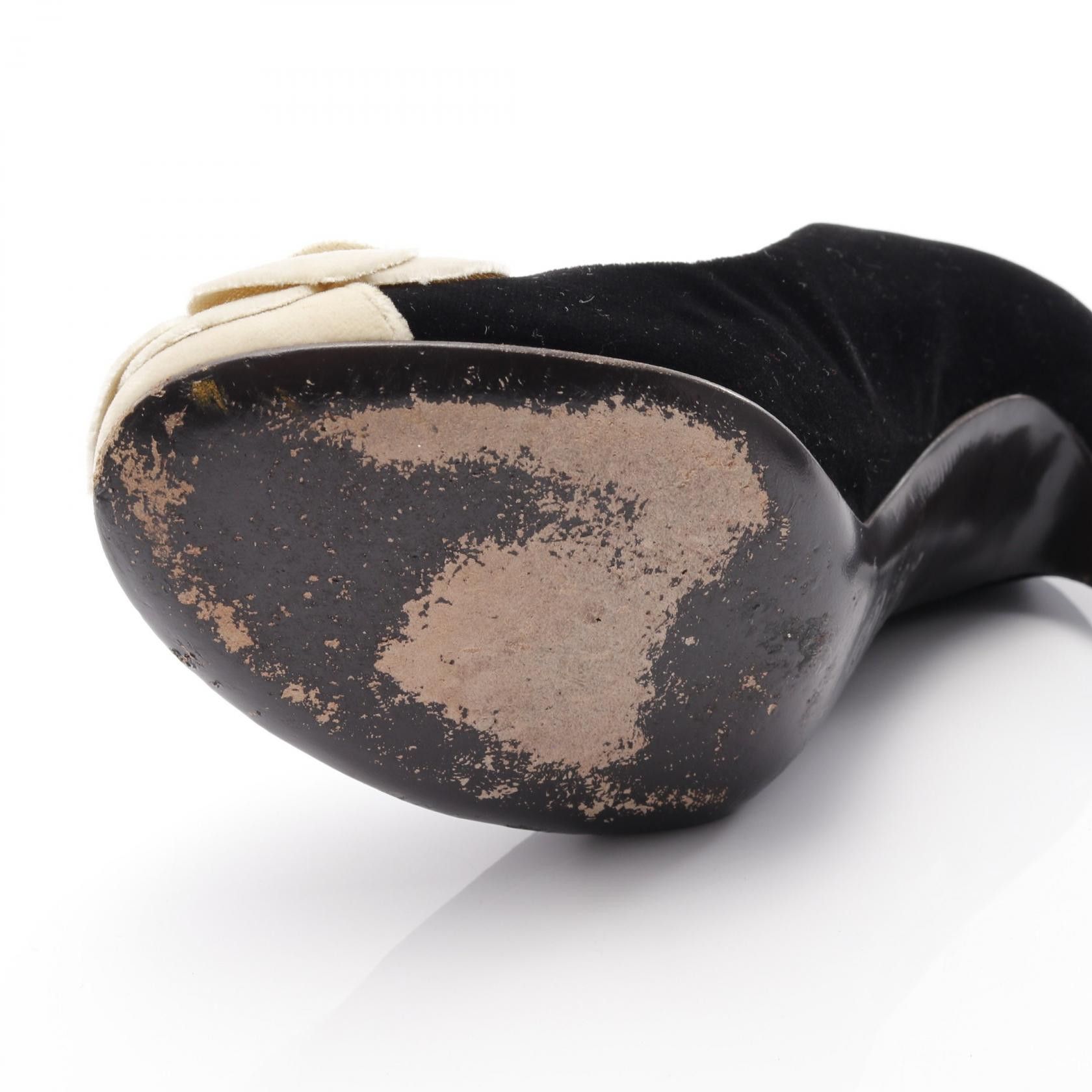 Chanel Chanel Coco Mark Camellia Fabric Pumps Others Shoes