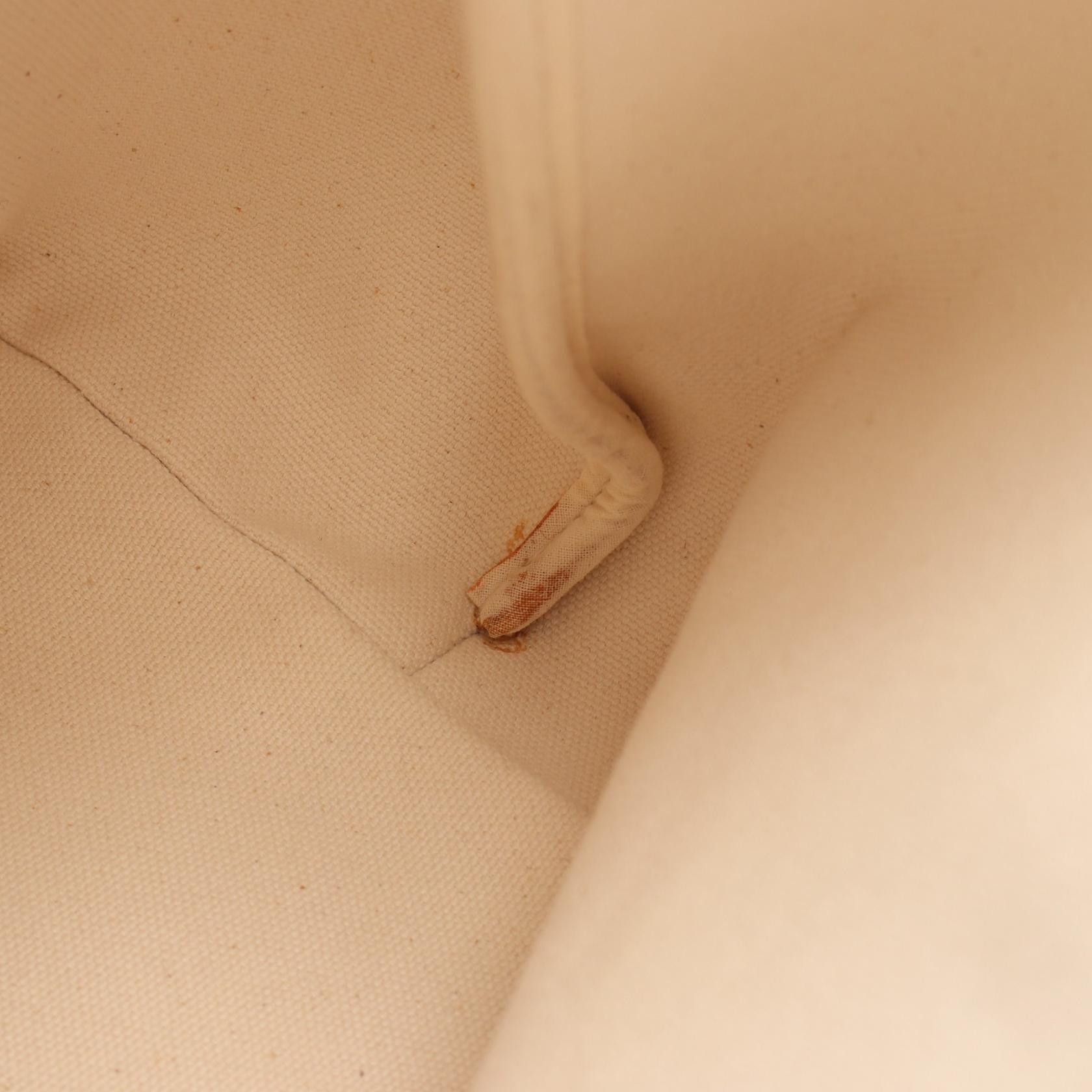 Celine Celine Celine Horizontal Cabas Canvas Leather Tote Bag Canvas Tote Bag 192162BNZ.02NT Size ONE SIZE - 5 Thumbnail
