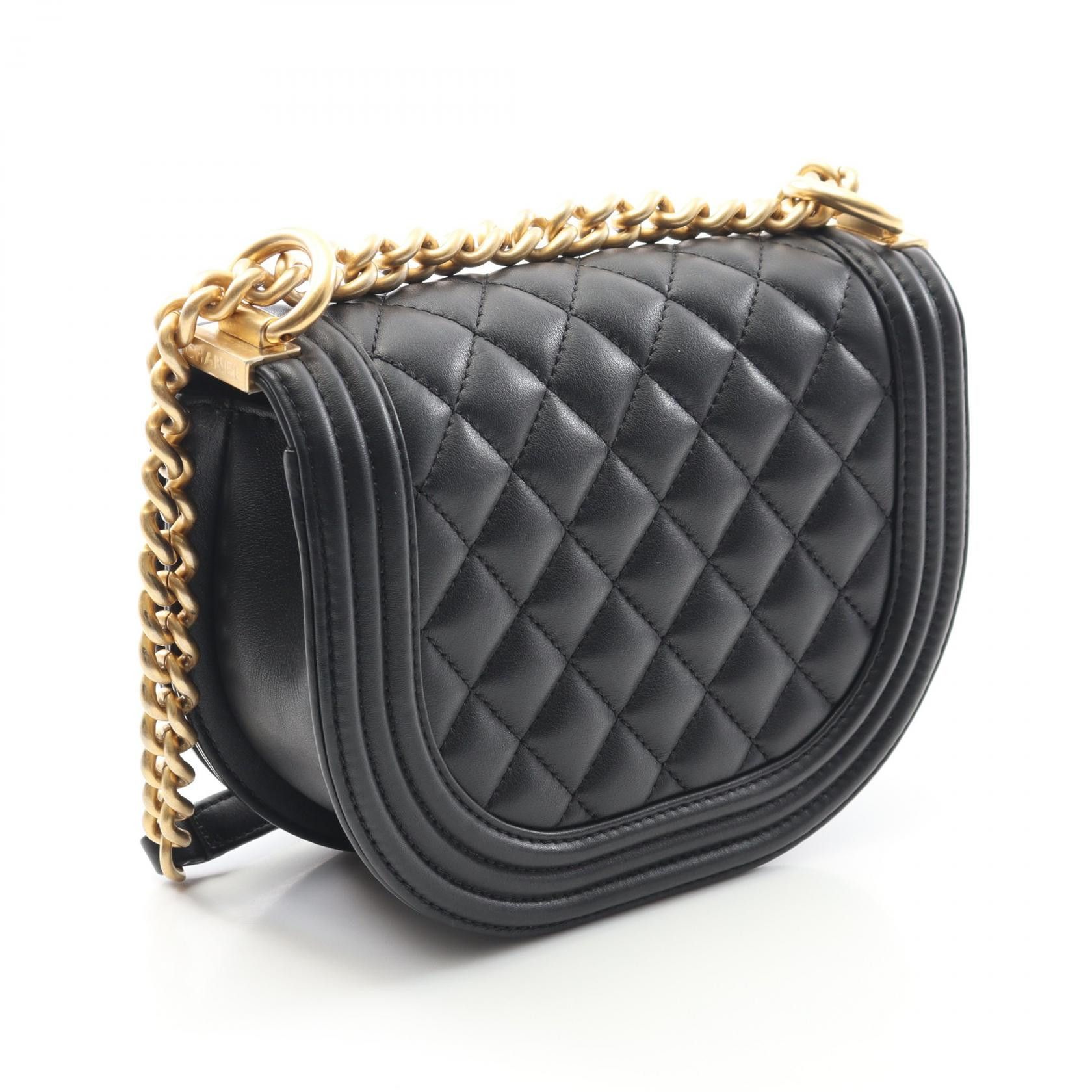 Chanel Chanel Chanel Boy Chanel Lambskin Shoulder Bag Leather Shoulder Bag AS3350 Size ONE SIZE - 2 Thumbnail