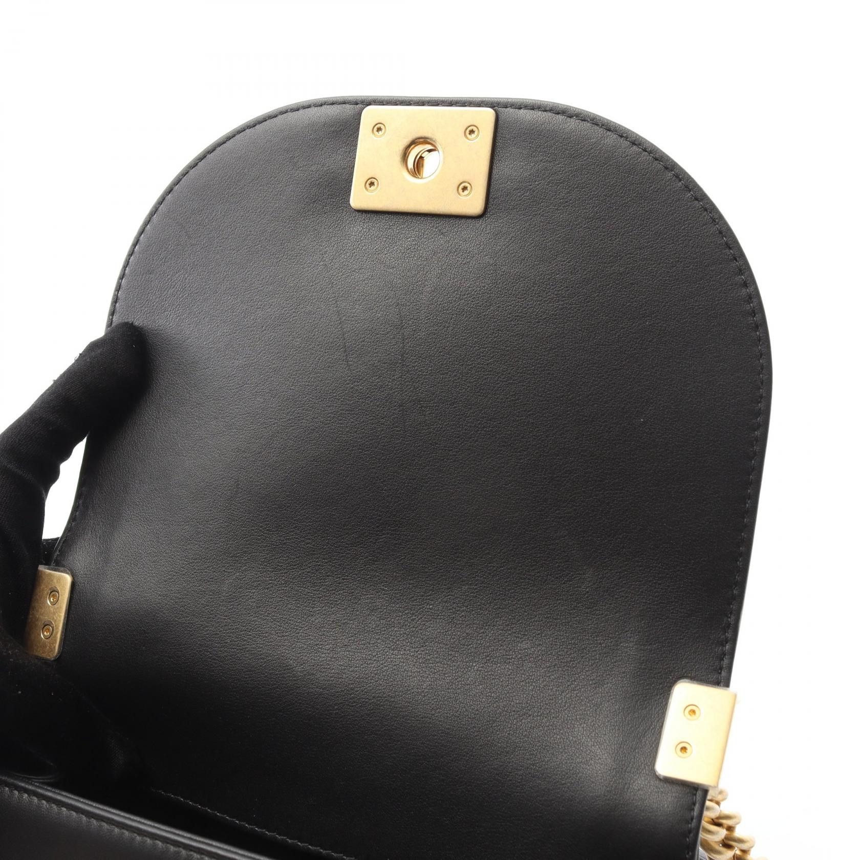 Chanel Chanel Chanel Boy Chanel Lambskin Shoulder Bag Leather Shoulder Bag AS3350 Size ONE SIZE - 6 Thumbnail