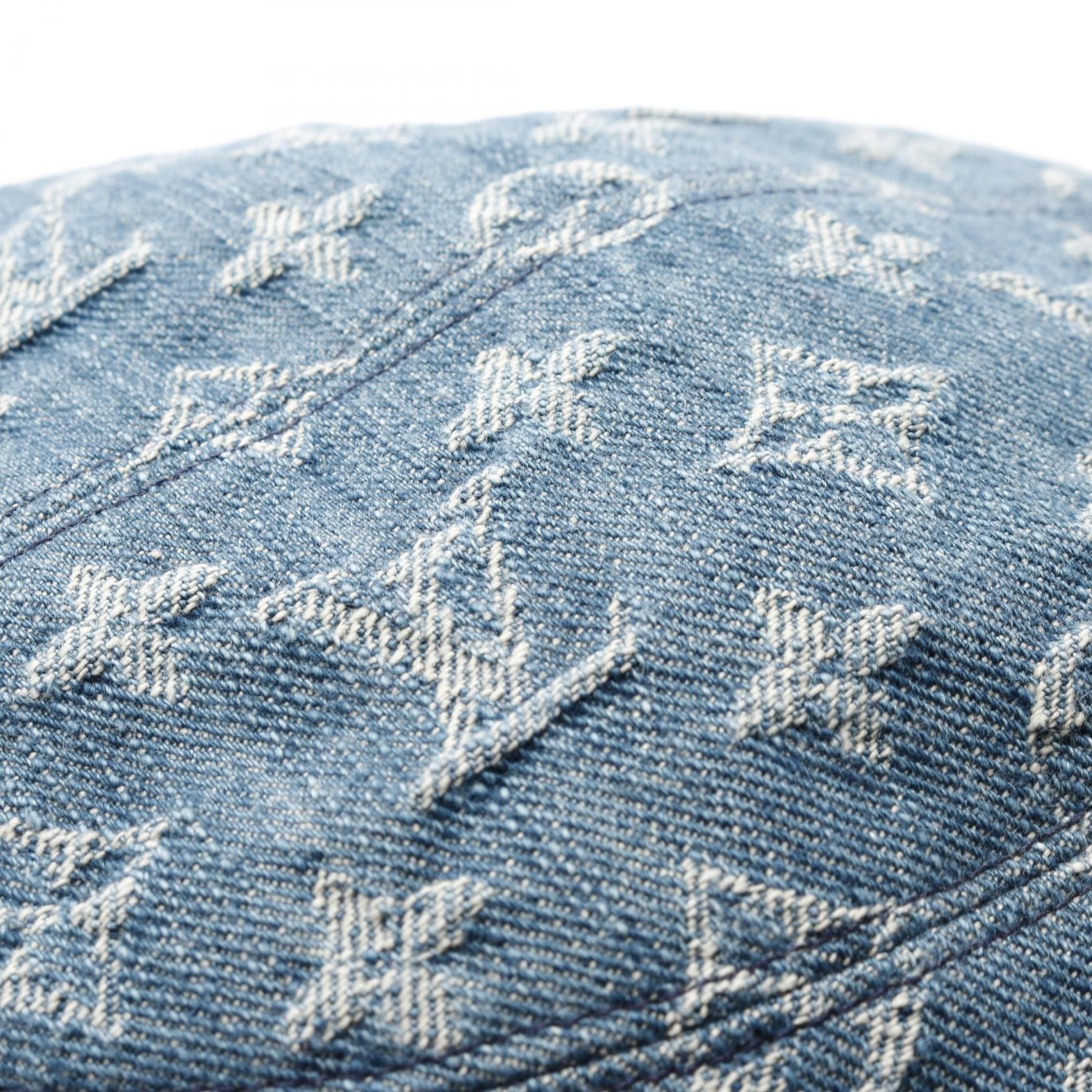 Louis Vuitton Louis Vuitton Louis Vuitton Bonnet Monogram Essential Denim Hat Denim Hats Size ONE SIZE - 8 Thumbnail