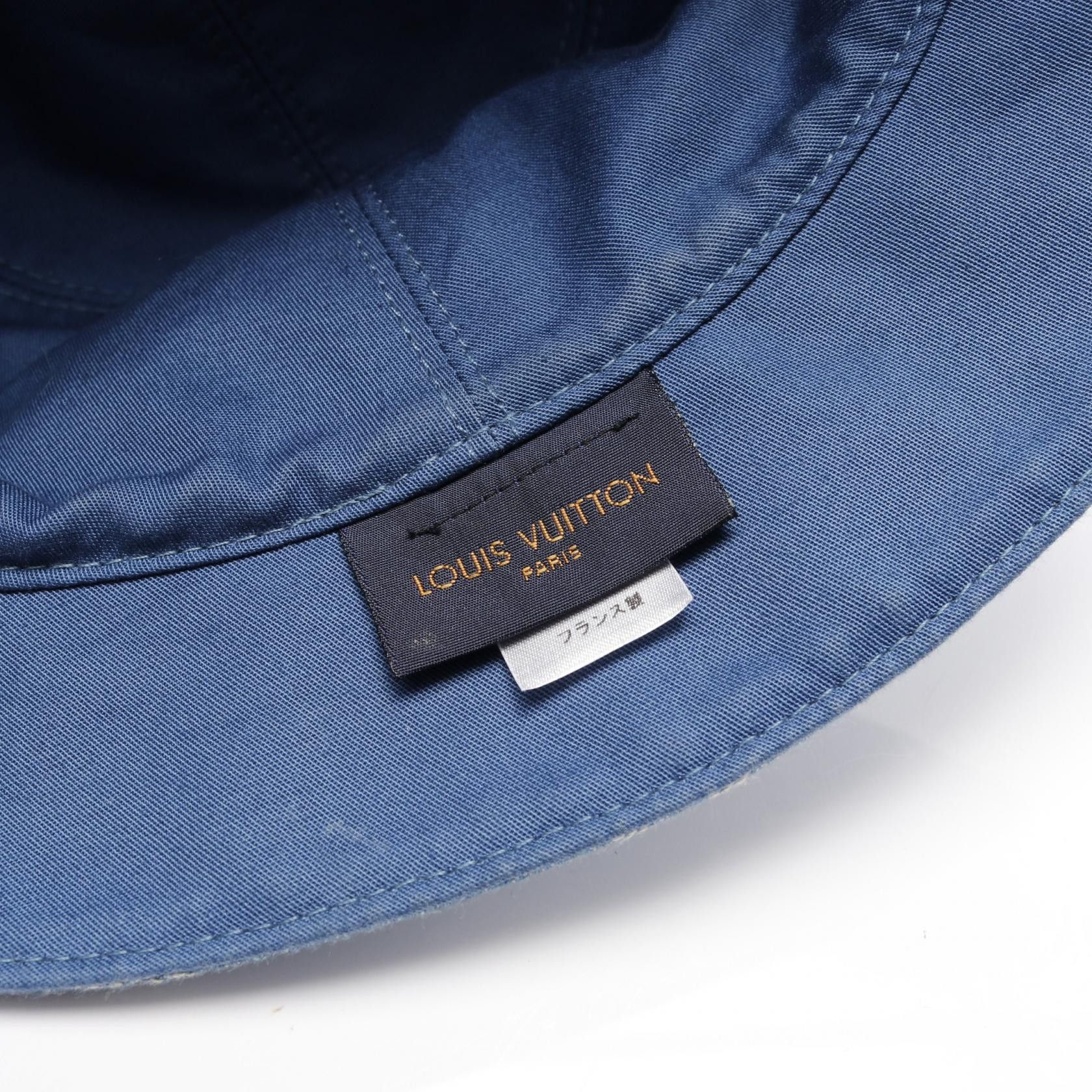 Louis Vuitton Louis Vuitton Louis Vuitton Bonnet Monogram Essential Denim Hat Denim Hats Size ONE SIZE - 4 Thumbnail
