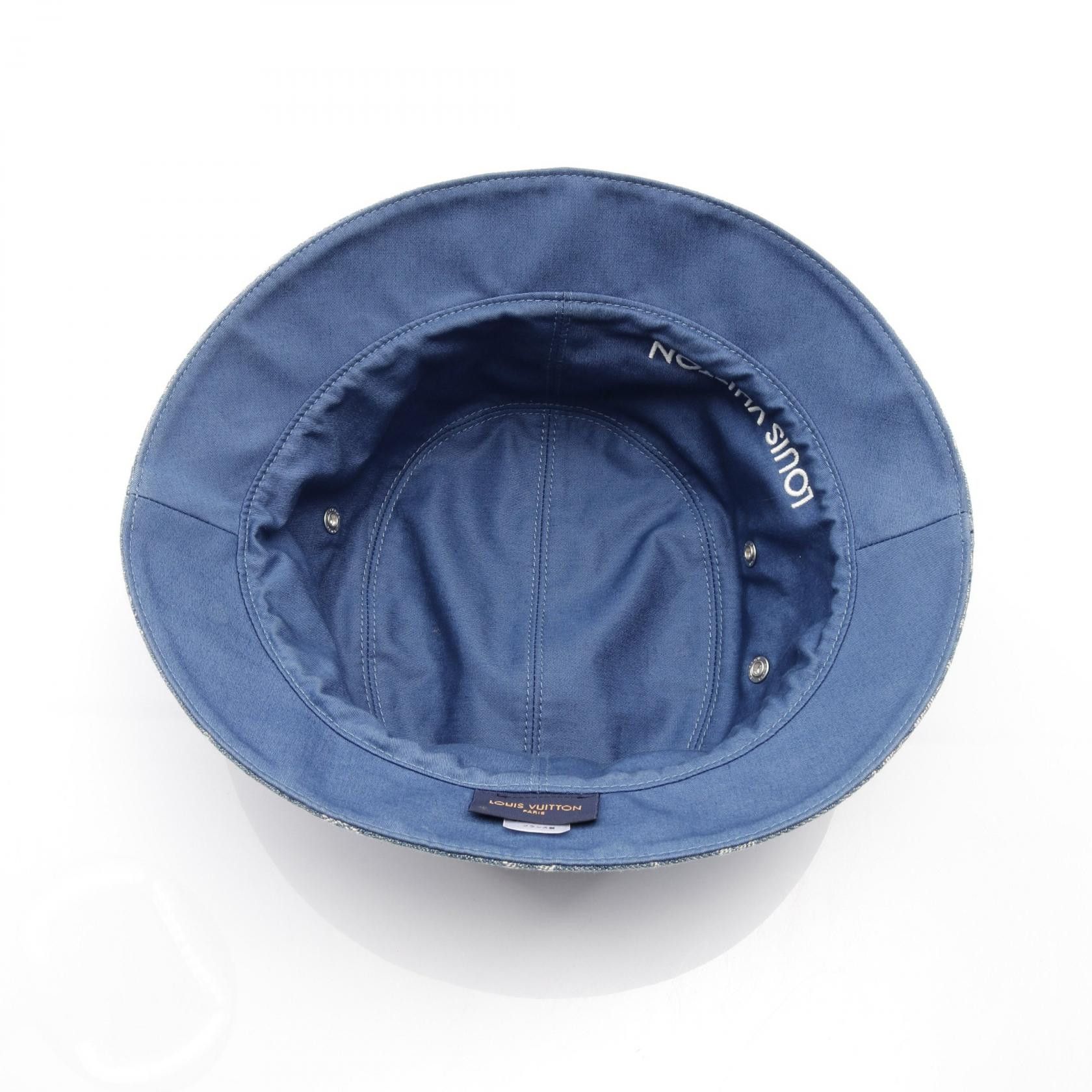 Louis Vuitton Louis Vuitton Louis Vuitton Bonnet Monogram Essential Denim Hat Denim Hats Size ONE SIZE - 3 Thumbnail