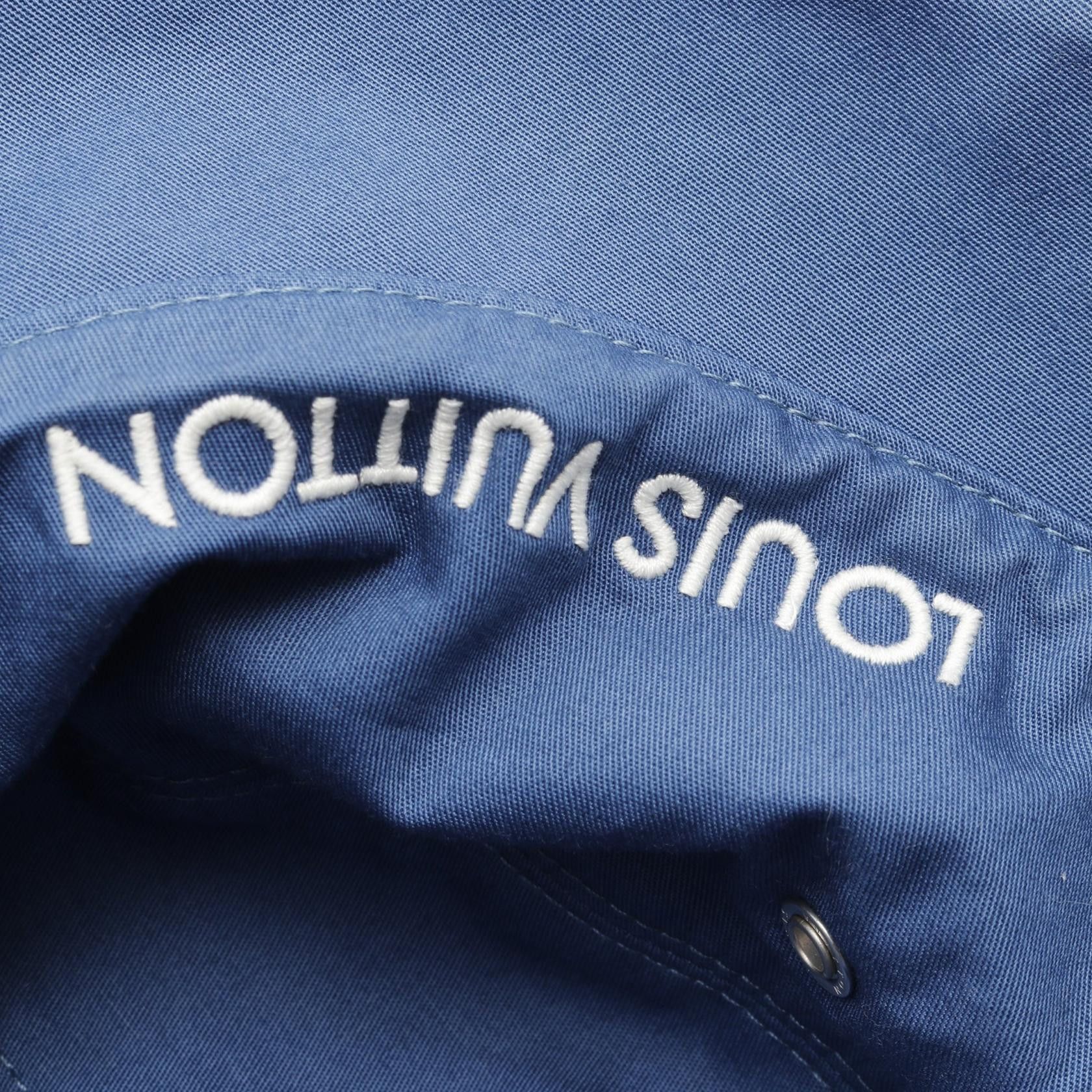 Louis Vuitton Louis Vuitton Louis Vuitton Bonnet Monogram Essential Denim Hat Denim Hats Size ONE SIZE - 7 Thumbnail