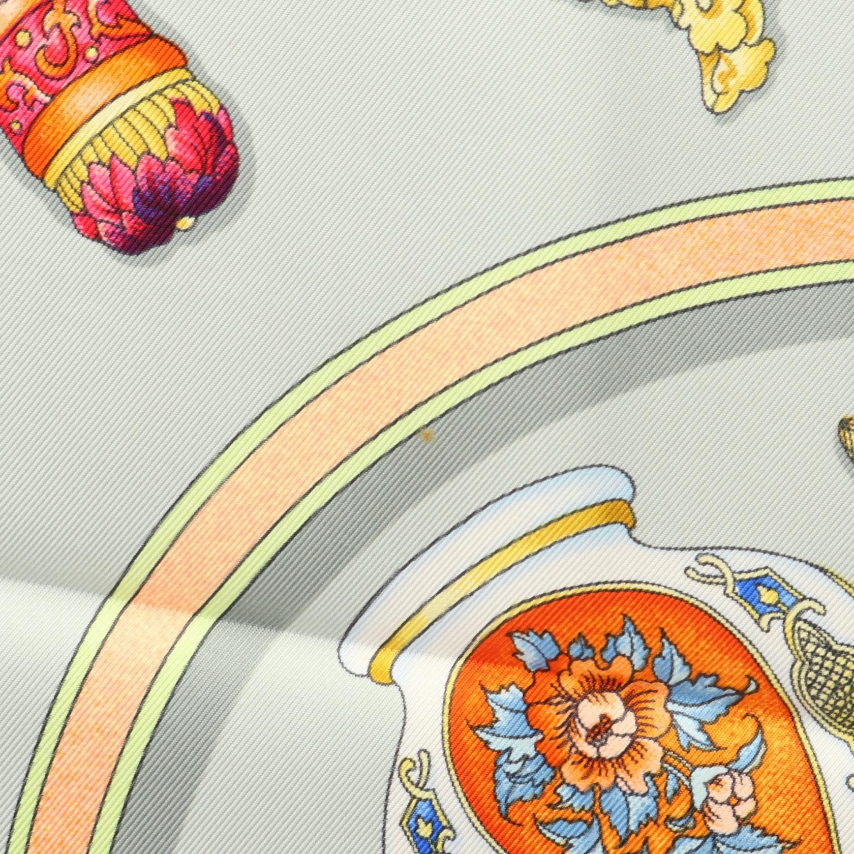 Hermes Hermes Hermes pourvu qu’on ait l’ivresse Silk Scarf Cotton Scarf Size ONE SIZE - 5 Thumbnail