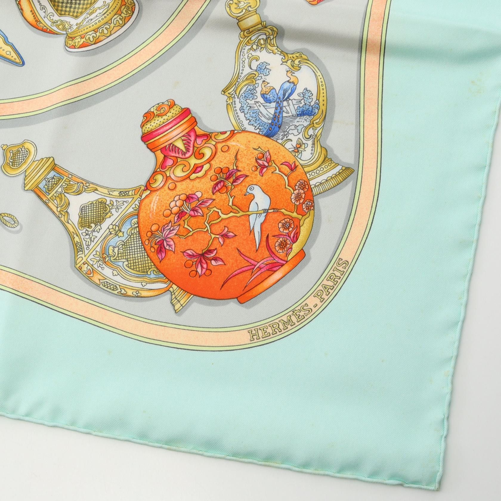 Hermes Hermes Hermes pourvu qu’on ait l’ivresse Silk Scarf Cotton Scarf Size ONE SIZE - 4 Thumbnail