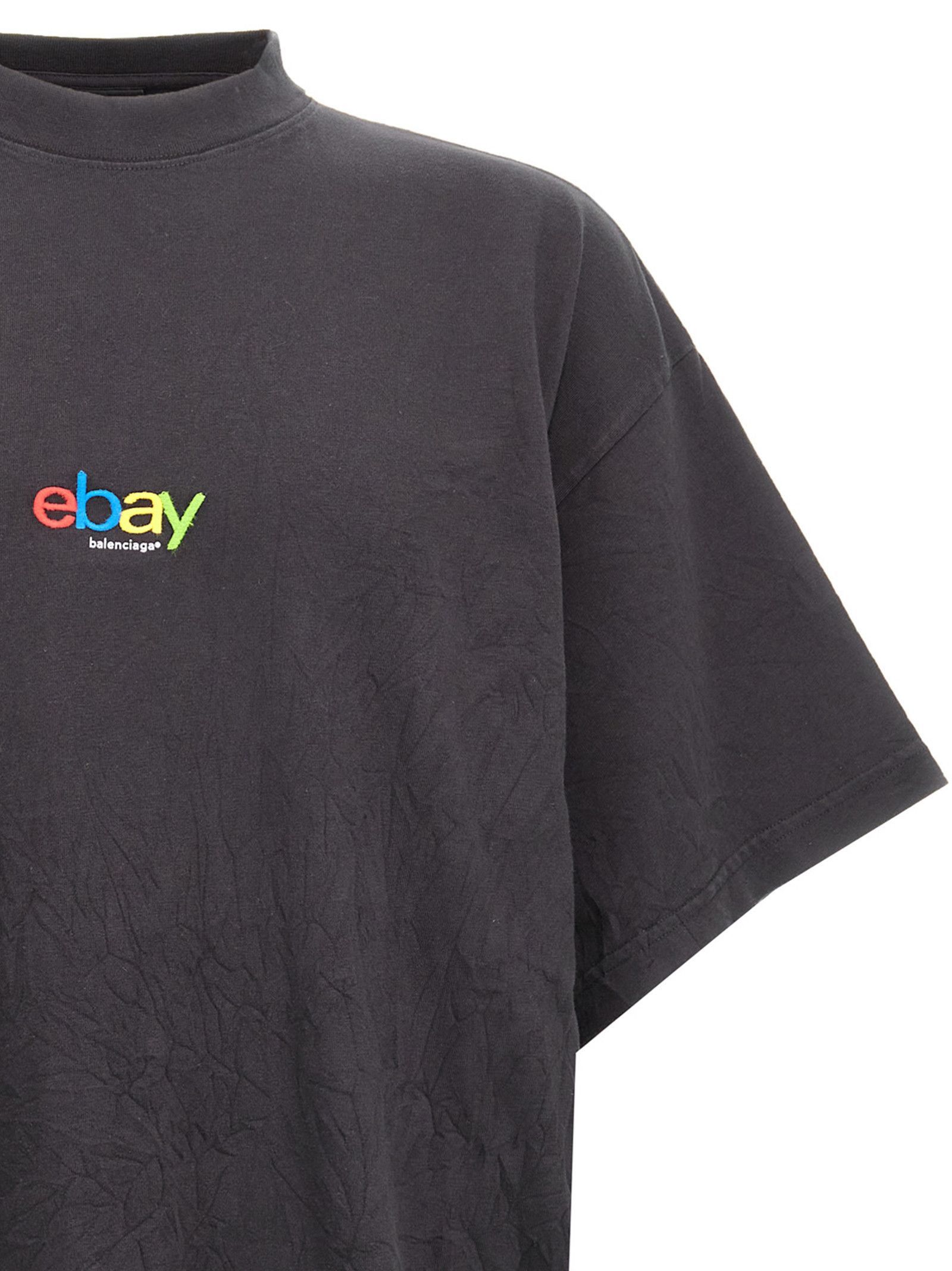 Balenciaga ebay t-shirt black Size US L / EU 52-54 / 3 - 3 Thumbnail