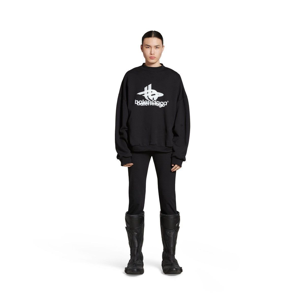 Balenciaga Balenciaga Layered Sports Logo Crewneck Size US M / EU 48-50 / 2 - 3 Thumbnail