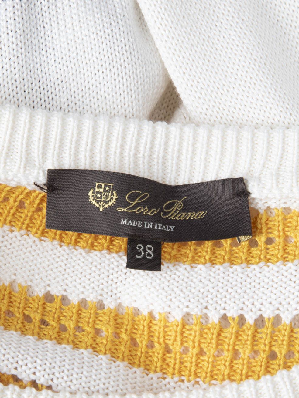 Loro Piana Striped Knit Long Sleeves Jumper Size XS / US 0-2 / IT 36-38 - 5 Thumbnail