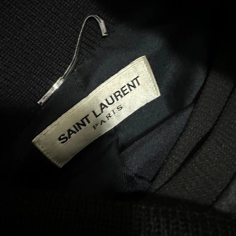 Saint Laurent Paris Saint Laurent Teddy Leather Varsity Jacket Size US S / EU 44-46 / 1 - 3 Thumbnail