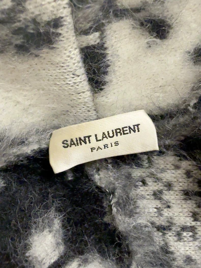 Saint Laurent Paris Saint Laurent Mohair Cardigan Coat Size US XS / EU 42 / 0 - 6 Thumbnail