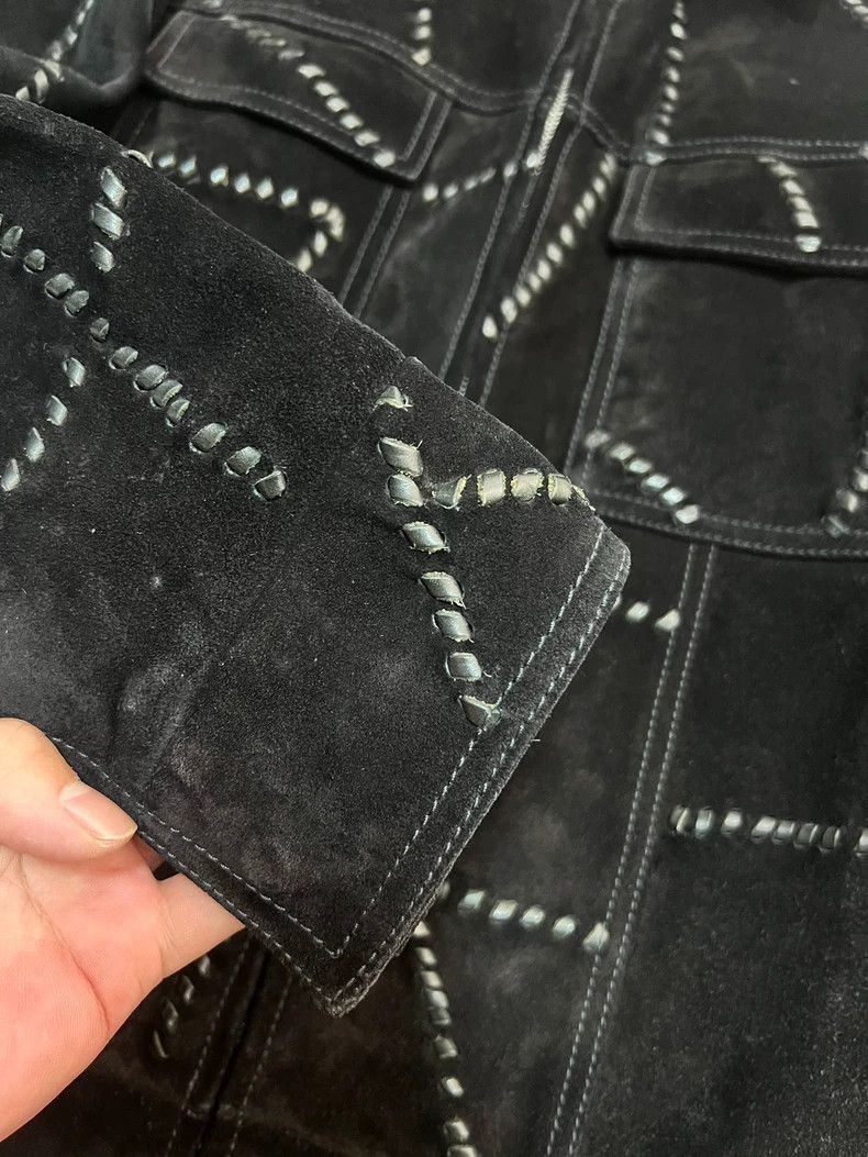 Saint Laurent Paris Saint Laurent Black Suede Leather Jacket Size US L / EU 52-54 / 3 - 5 Thumbnail