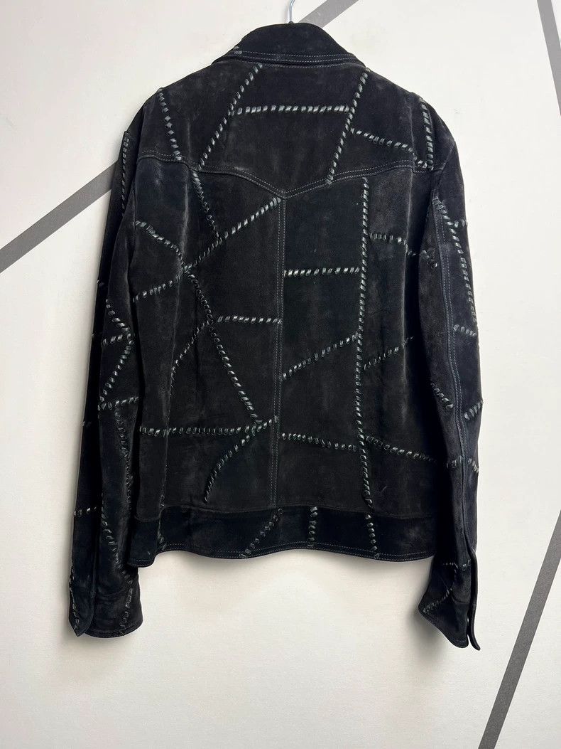Saint Laurent Paris Saint Laurent Black Suede Leather Jacket Size US L / EU 52-54 / 3 - 2 Thumbnail