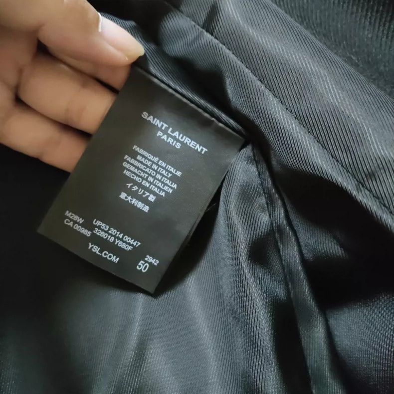 Saint Laurent Paris Saint Laurent 2014FW Le Smoking Wool Coat Size US L / EU 52-54 / 3 - 7 Thumbnail