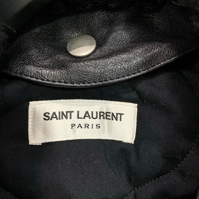 Saint Laurent Paris Saint Laurent Shearling Collar Bomber Jacket Size US M / EU 48-50 / 2 - 3 Thumbnail
