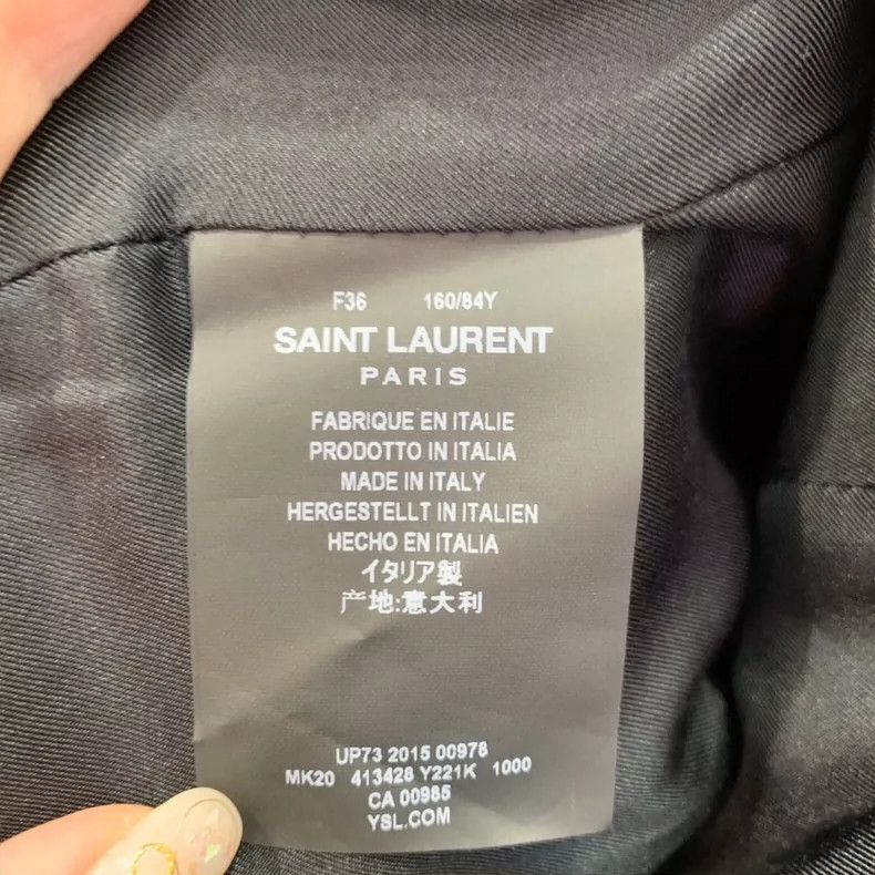 Saint Laurent Paris Saint Laurent Black Court Style Coat Size US M / EU 48-50 / 2 - 3 Thumbnail