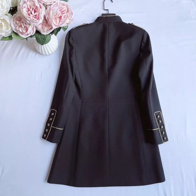 Saint Laurent Paris Saint Laurent Black Court Style Coat Size US M / EU 48-50 / 2 - 2 Thumbnail