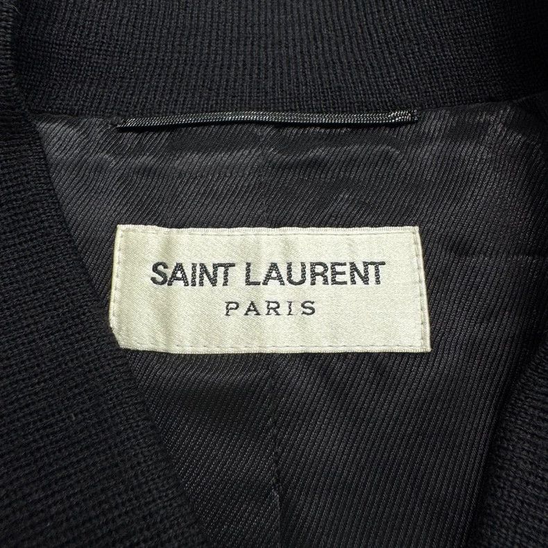 Saint Laurent Paris SLP Studded Leather Bomber Jacket Size US M / EU 48-50 / 2 - 2 Thumbnail