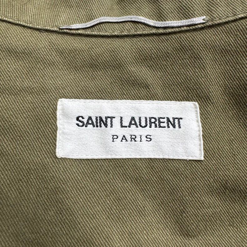 Saint Laurent Paris SLP Green Shark Sequin Jacket Size US L / EU 52-54 / 3 - 2 Thumbnail