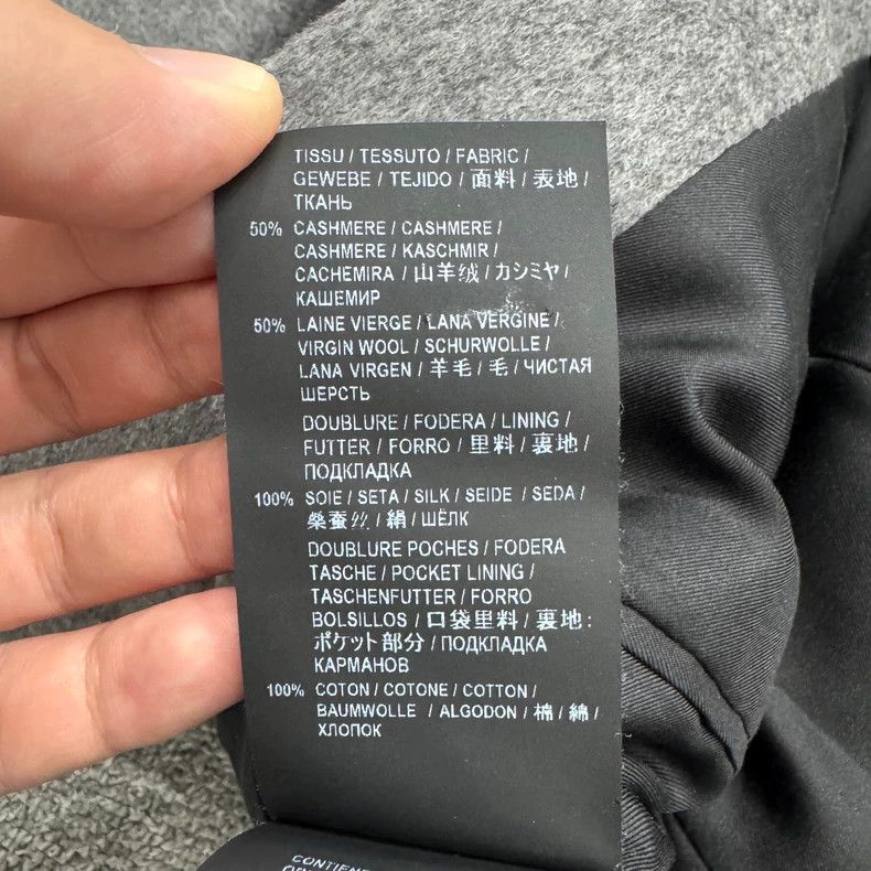 Saint Laurent Paris SLP Grey Cashmere Blazer Jacket Size US L / EU 52-54 / 3 - 4 Thumbnail