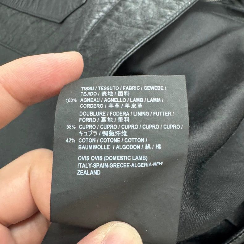 Saint Laurent Paris SLP Black Leather Jacket Size 50 Size US M / EU 48-50 / 2 - 4 Thumbnail