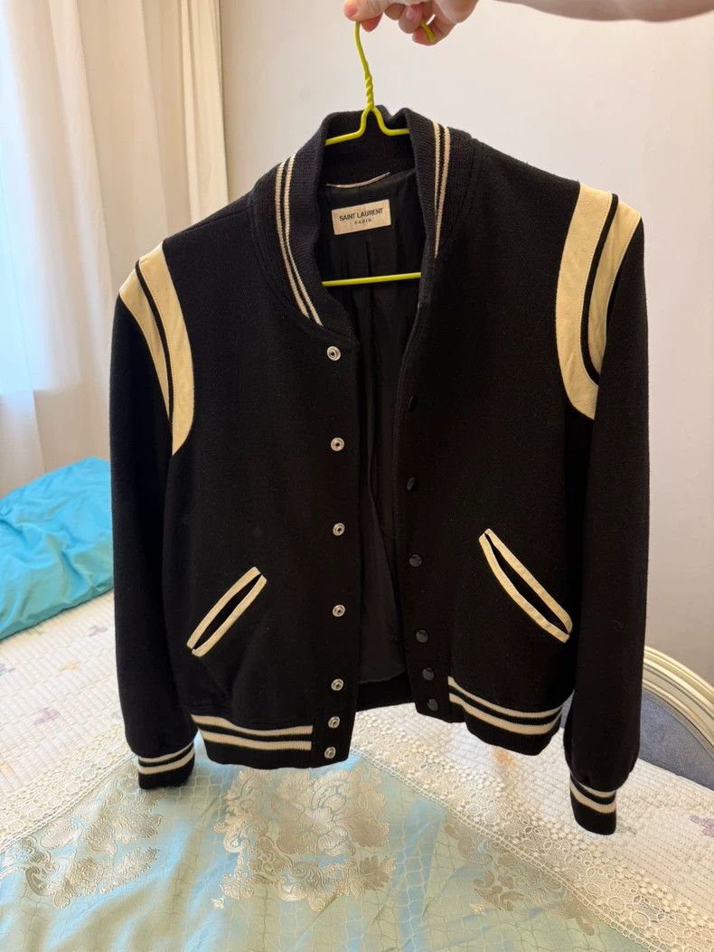 Saint Laurent Paris Saint Laurent Varsity Bomber Jacket Size US M / EU 48-50 / 2 - 7 Thumbnail