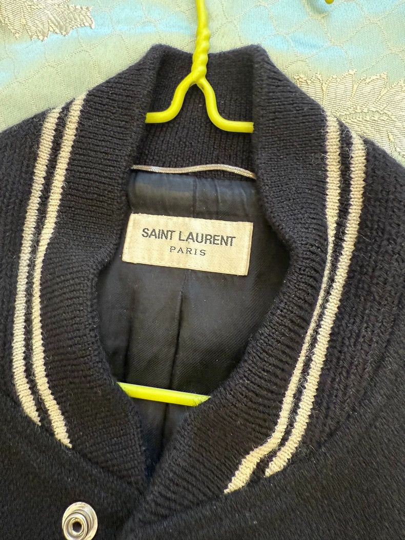 Saint Laurent Paris Saint Laurent Varsity Bomber Jacket Size US M / EU 48-50 / 2 - 2 Thumbnail