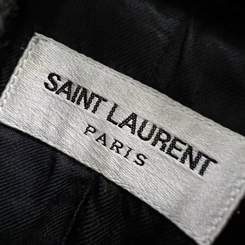 Saint Laurent Paris SAINT LAURENT Olive Green Baseball Jacket Size US M / EU 48-50 / 2 - 3 Thumbnail
