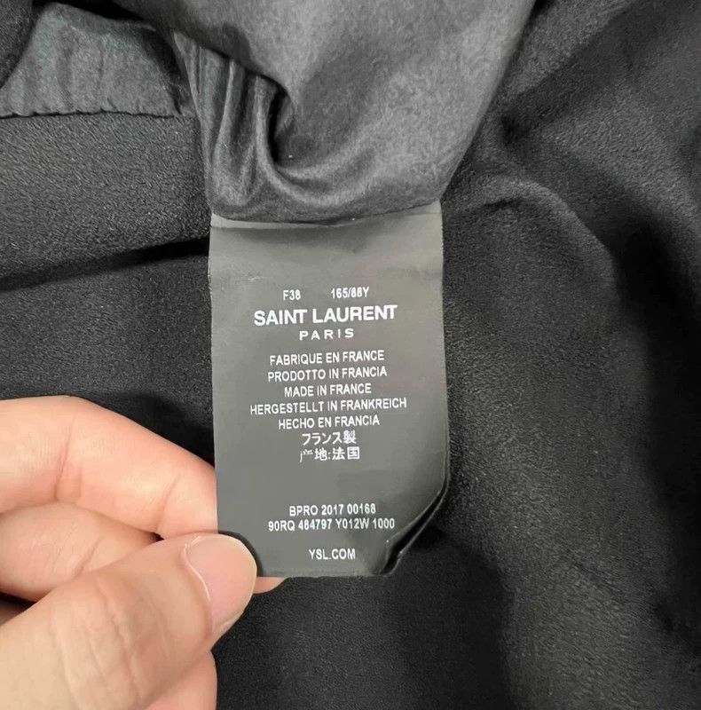 Yves Saint Laurent YSL Silk Mermaid Hem Black Dress Size US S / EU 44-46 / 1 - 4 Thumbnail